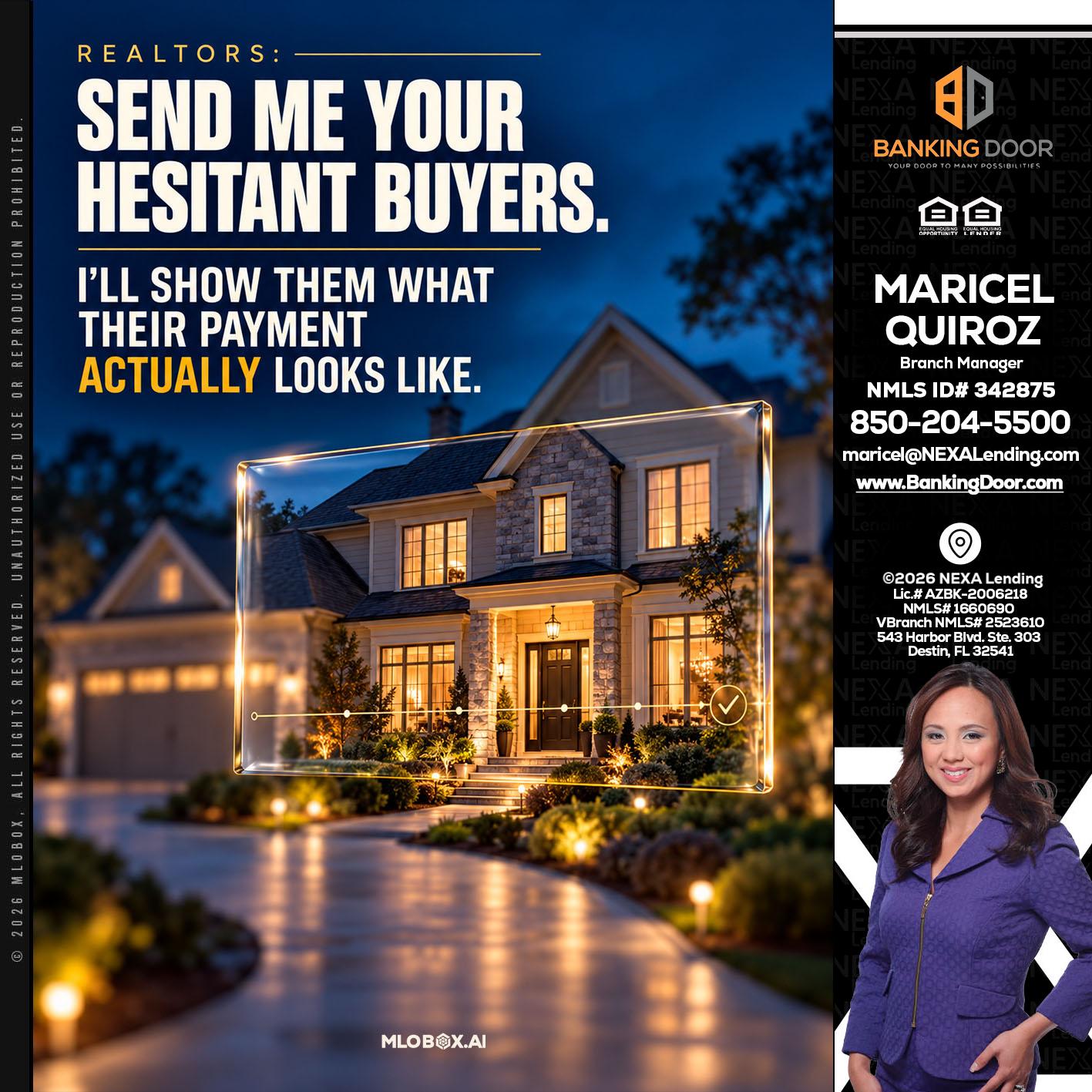 REALTOR - Maricel Quiroz -Branch Manager