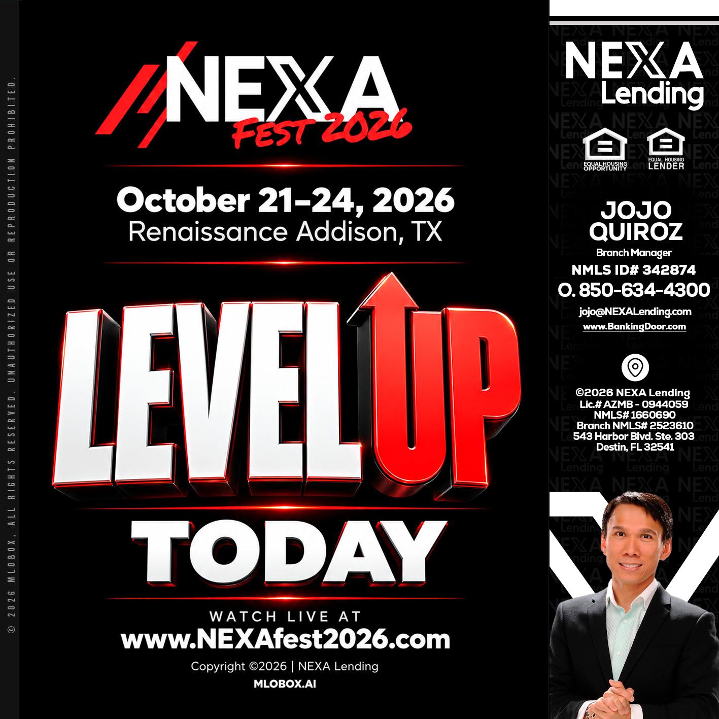 LEVEL UP TODAY - Maricel Quiroz -Branch Manager
